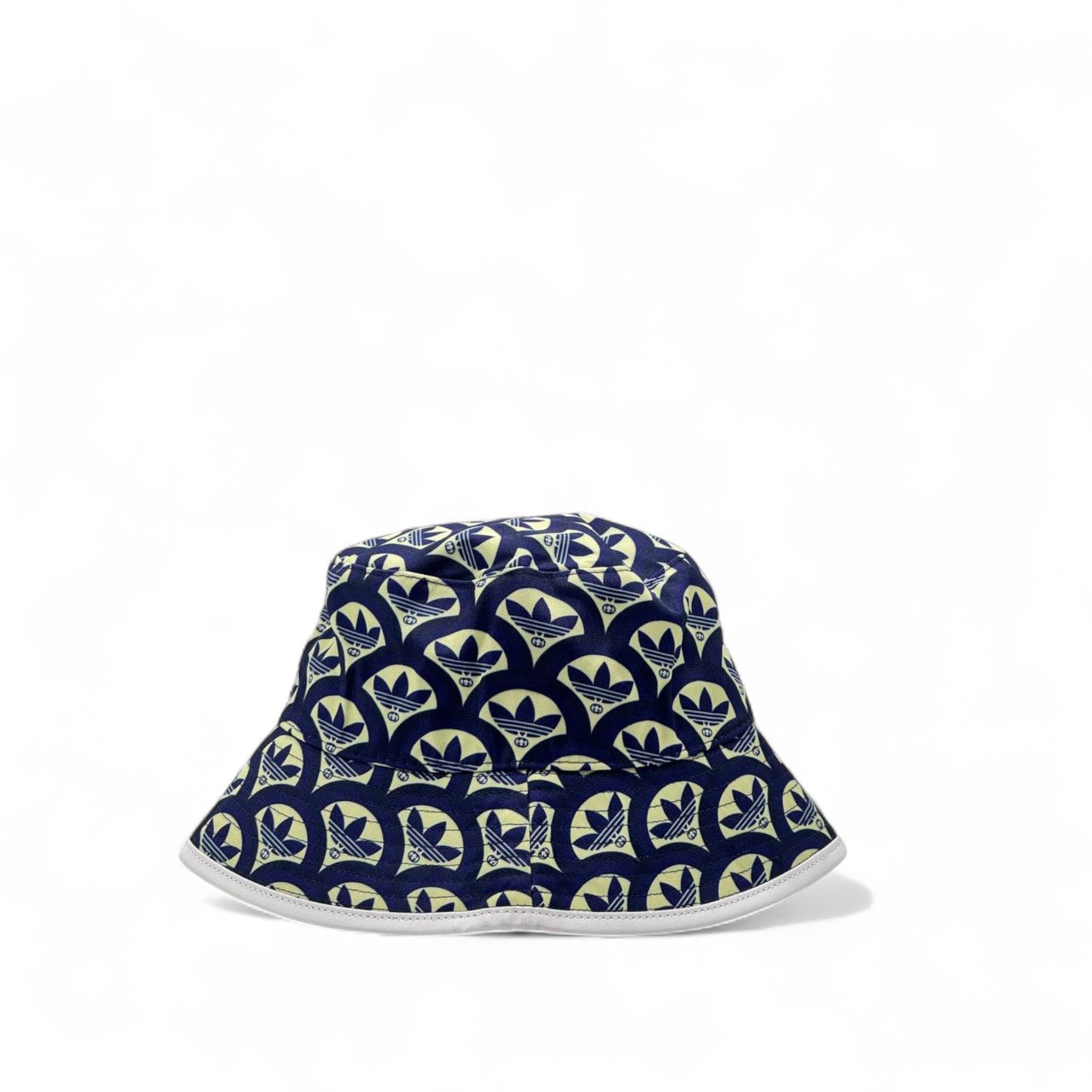 Adidas Trefoil Retro Bucket Hat – Navy & Cream Love Edition 💙🤍