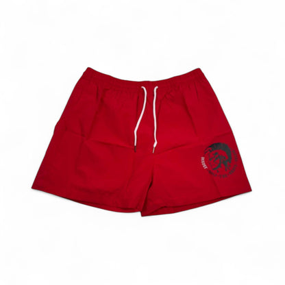Diesel “Only The Brave” Swim Shorts – Bold Red Edition ❤️🔥