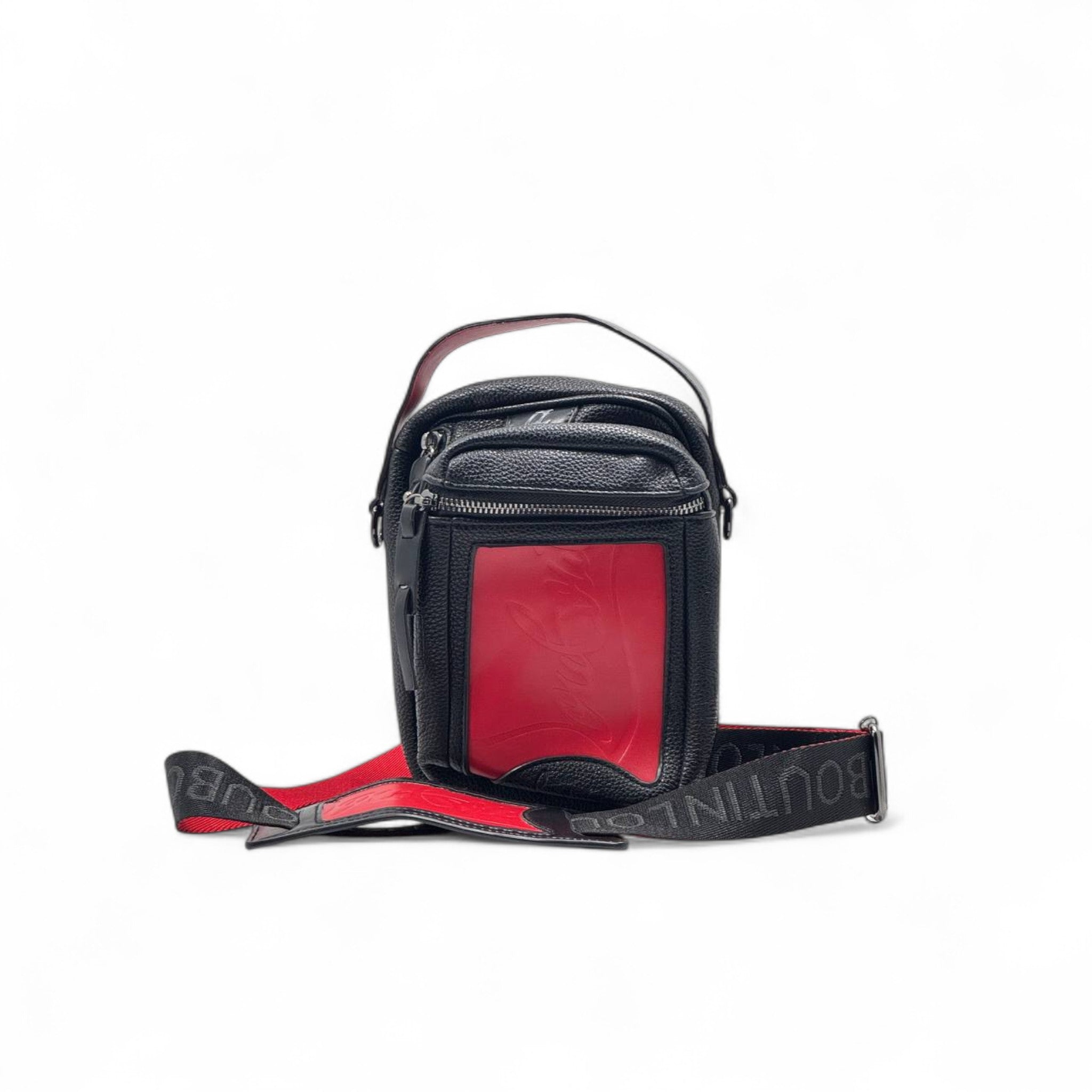 Christian Louboutin Crossbody Bag – Red Sole Signature Edition 🔴🖤