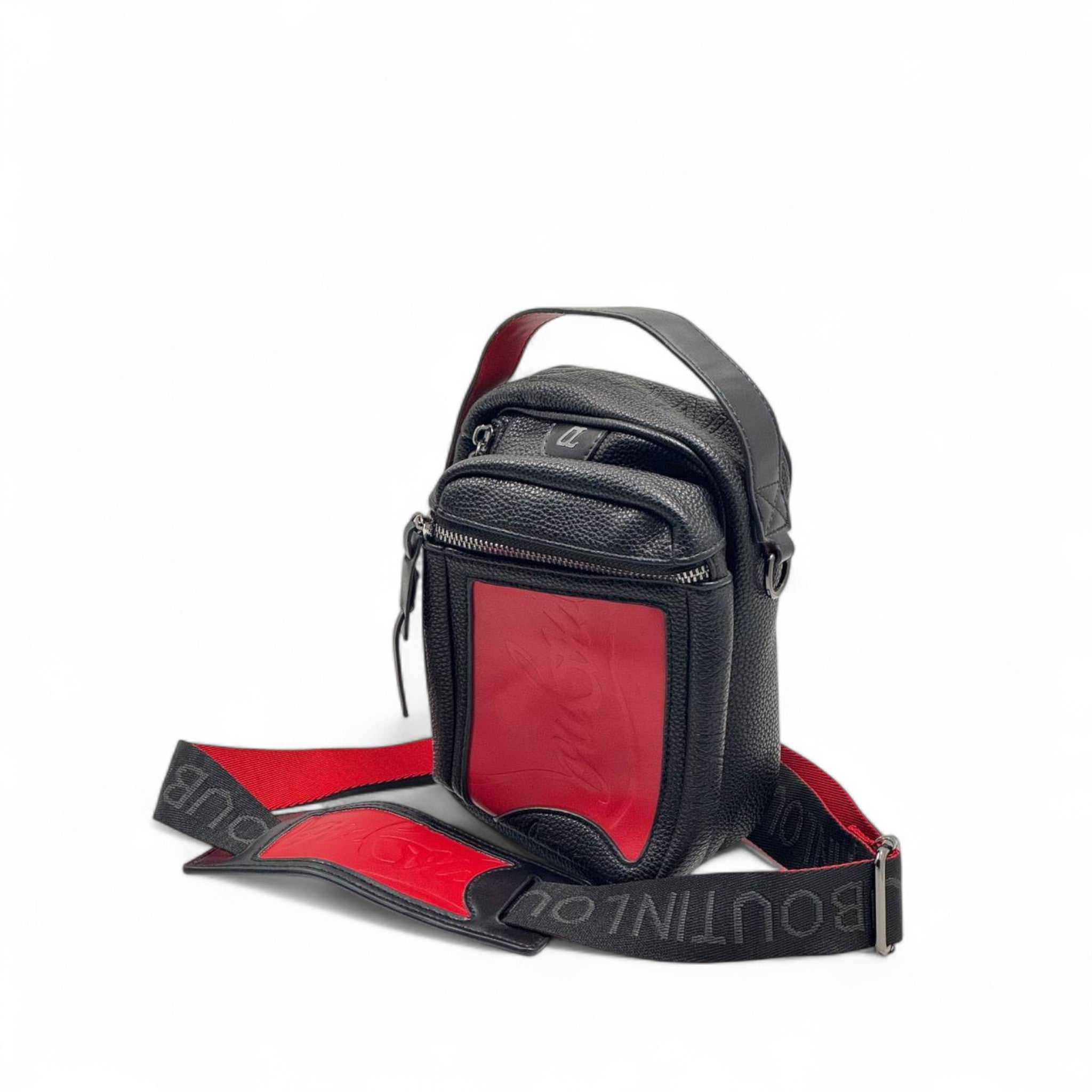 Christian Louboutin Crossbody Bag – Red Sole Signature Edition 🔴🖤