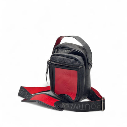 Christian Louboutin Crossbody Bag – Red Sole Signature Edition 🔴🖤