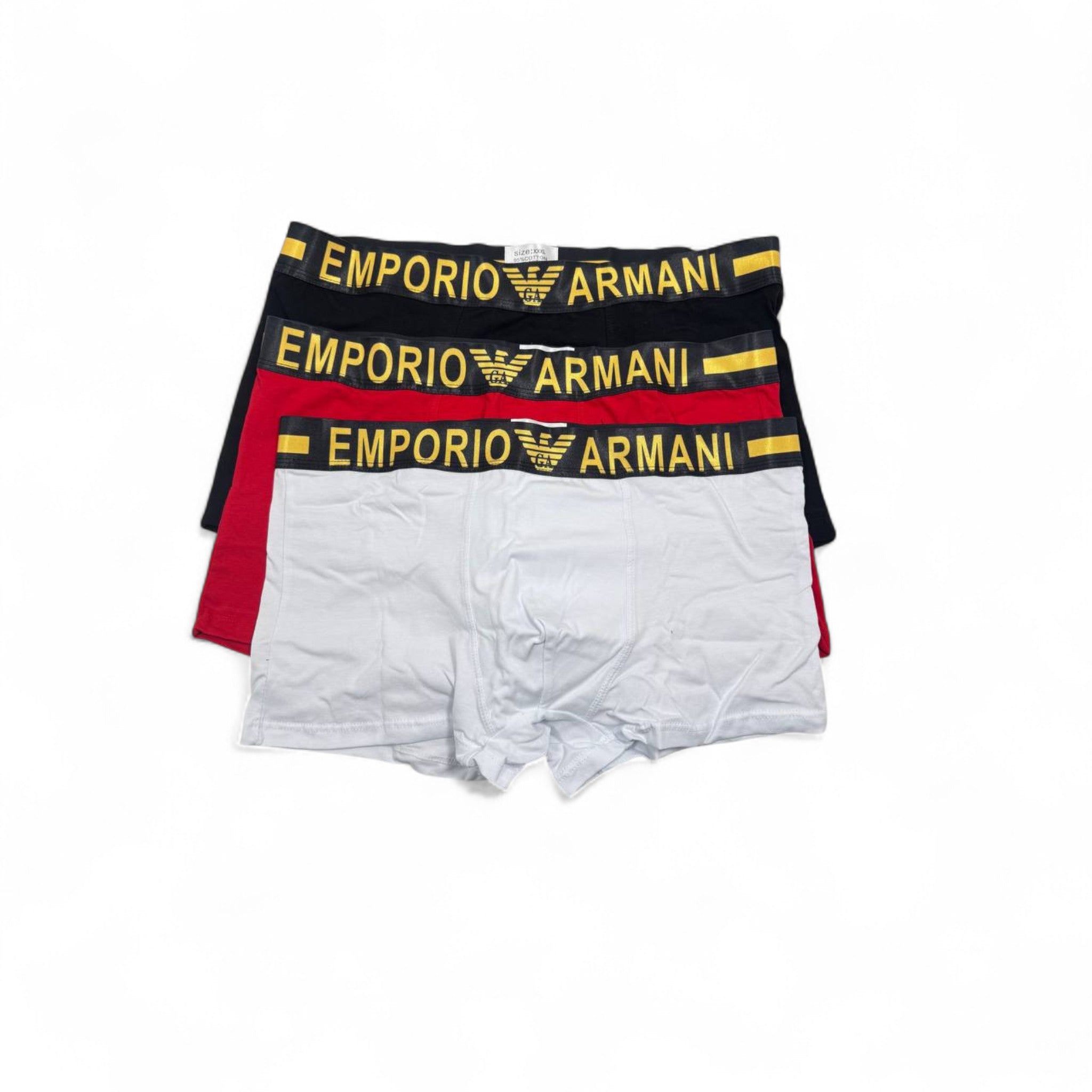 Emporio Armani Boxer Briefs – 3 Pack, Premium Cotton Comfort