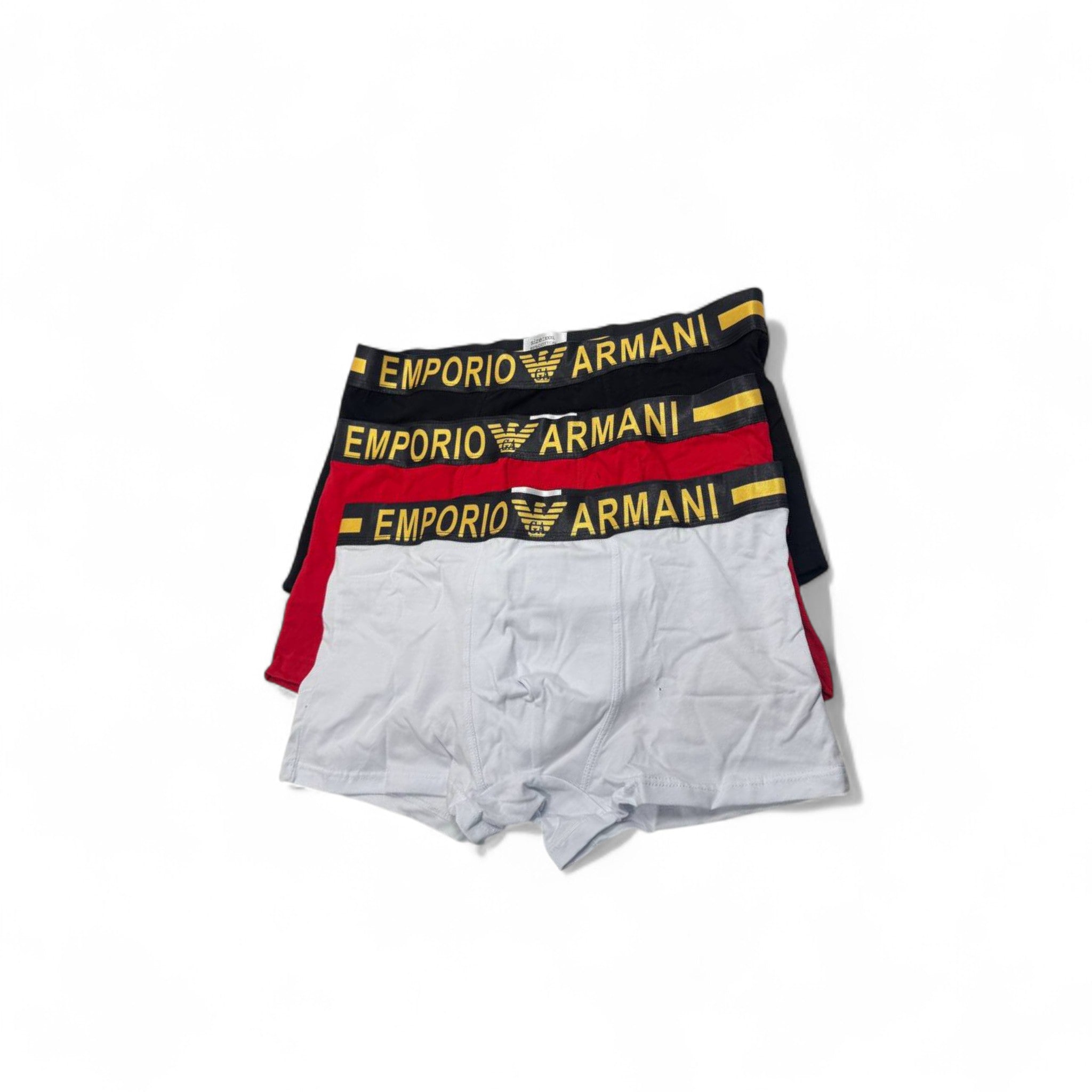 Emporio Armani Boxer Briefs – 3 Pack, Premium Cotton Comfort