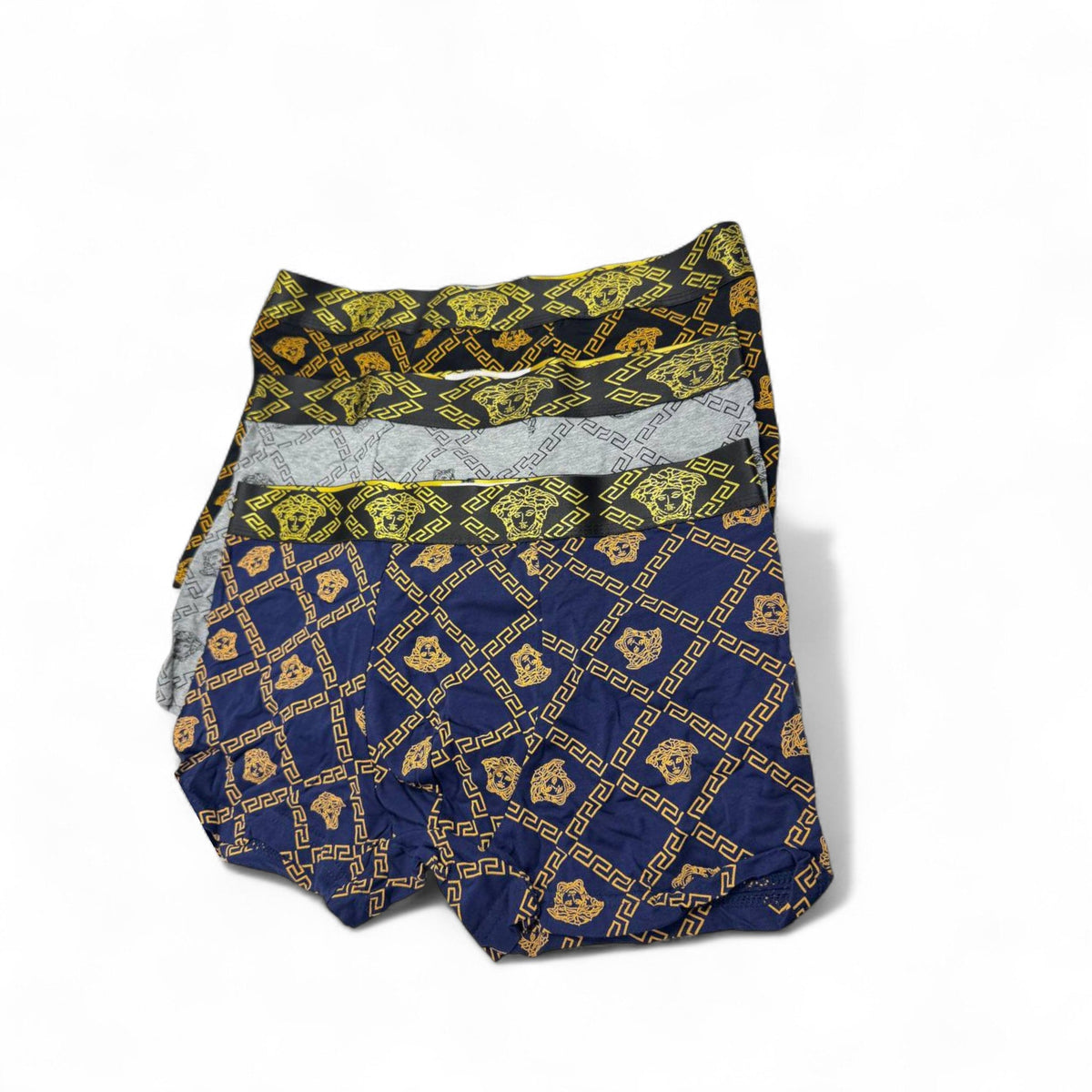 Versace Inspired Printed Boxer Briefs (3-Pack)