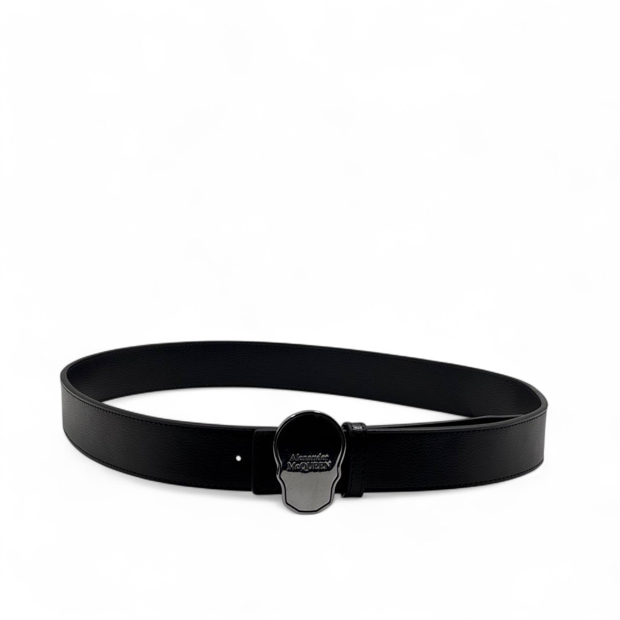 Alexander McQueen Skull Belt – 120CM | Dark Elegance Meets Rebellion 💀