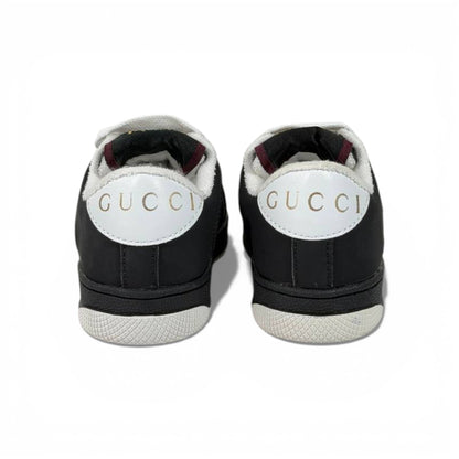 Gucci Kids Black Sneakers – Classic Style with Sparkle Details ✨👟