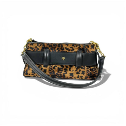 Balmain Leopard Print Belt Buckle Shoulder Bag for Women – Luxury Statement Handbag ✨