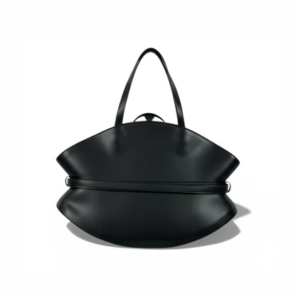 Balmain Luxury Belted Shoulder Bag for Women – Black Elegant Designer Handbag