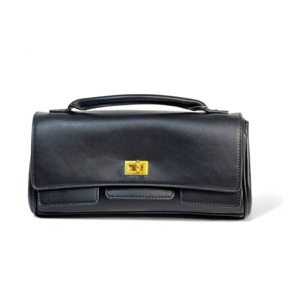 Balenciaga Black Leather Handbag 🖤 | Timeless Parisian Chic & Italian Craftsmanship