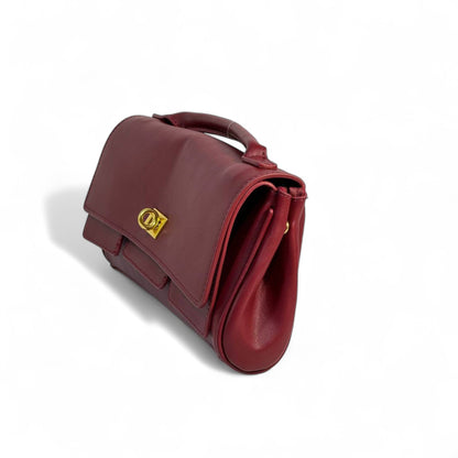 Balenciaga Burgundy Leather Handbag ❤️ | Parisian Elegance & Italian Craftsmanship