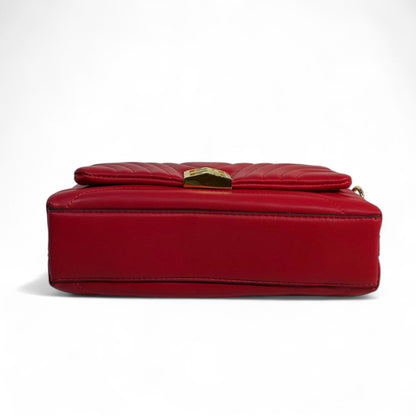Givenchy Red Quilted Leather Bag ❤️ | Gold 4G Icon Shoulder Bag
