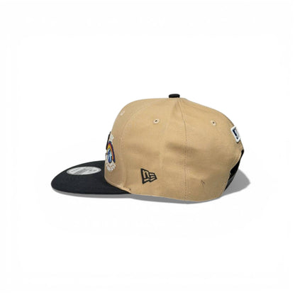 🧢 Oakland A’s Embroidered Snapback Cap – Khaki & Black