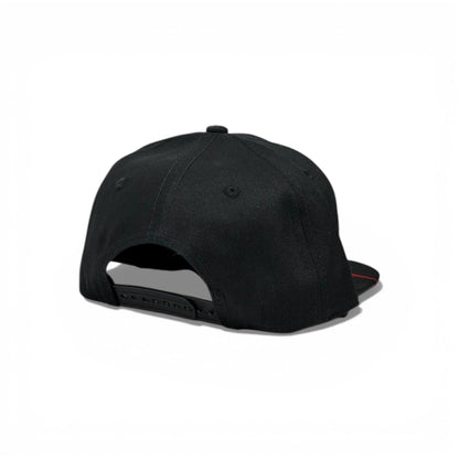 🧢 Denver Nuggets Embroidered Snapback Cap – Black & Red Graphic