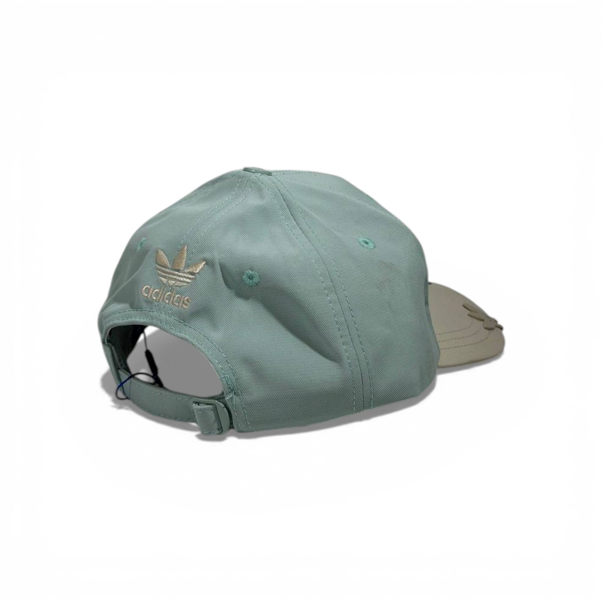 🧢✨ Adidas Originals Trefoil Baseball Cap – Mint Green & Beige