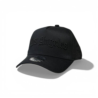 🧢 Los Angeles Angels All-Black Embroidered Baseball Cap – Adjustable Streetwear Hat 🖤🔥