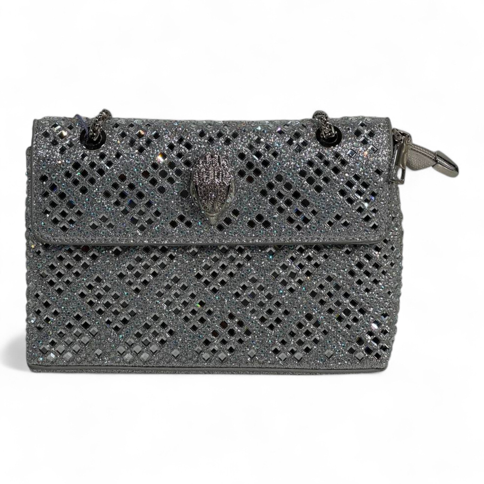 Silver Diamond Mesh Luxury Handbag ✨ | Crystal Evening Shoulder Bag for Elegant Occasions soirée
