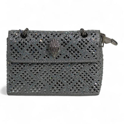 Silver Diamond Mesh Luxury Handbag ✨ | Crystal Evening Shoulder Bag for Elegant Occasions soirée