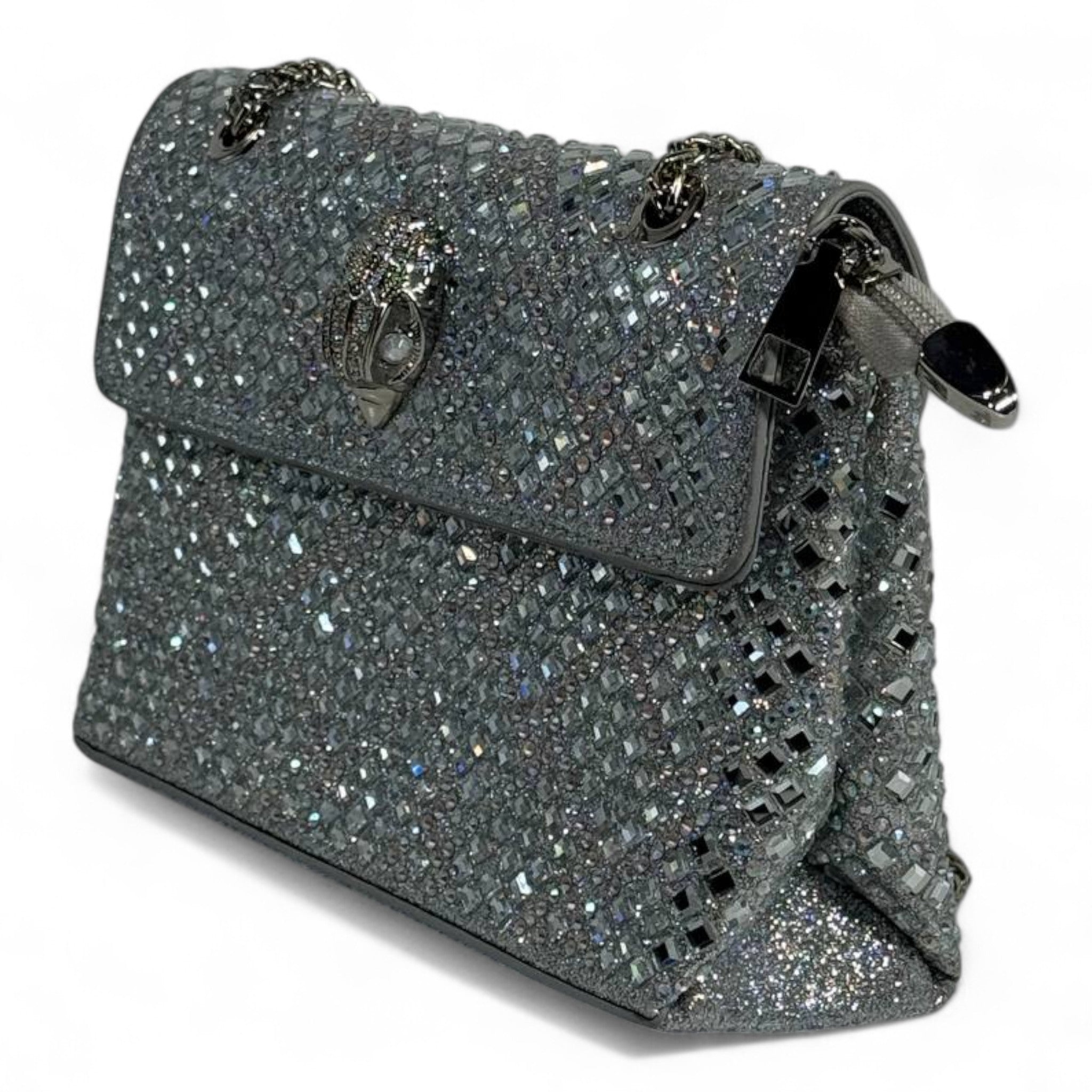 Silver Diamond Mesh Luxury Handbag ✨ | Crystal Evening Shoulder Bag for Elegant Occasions soirée