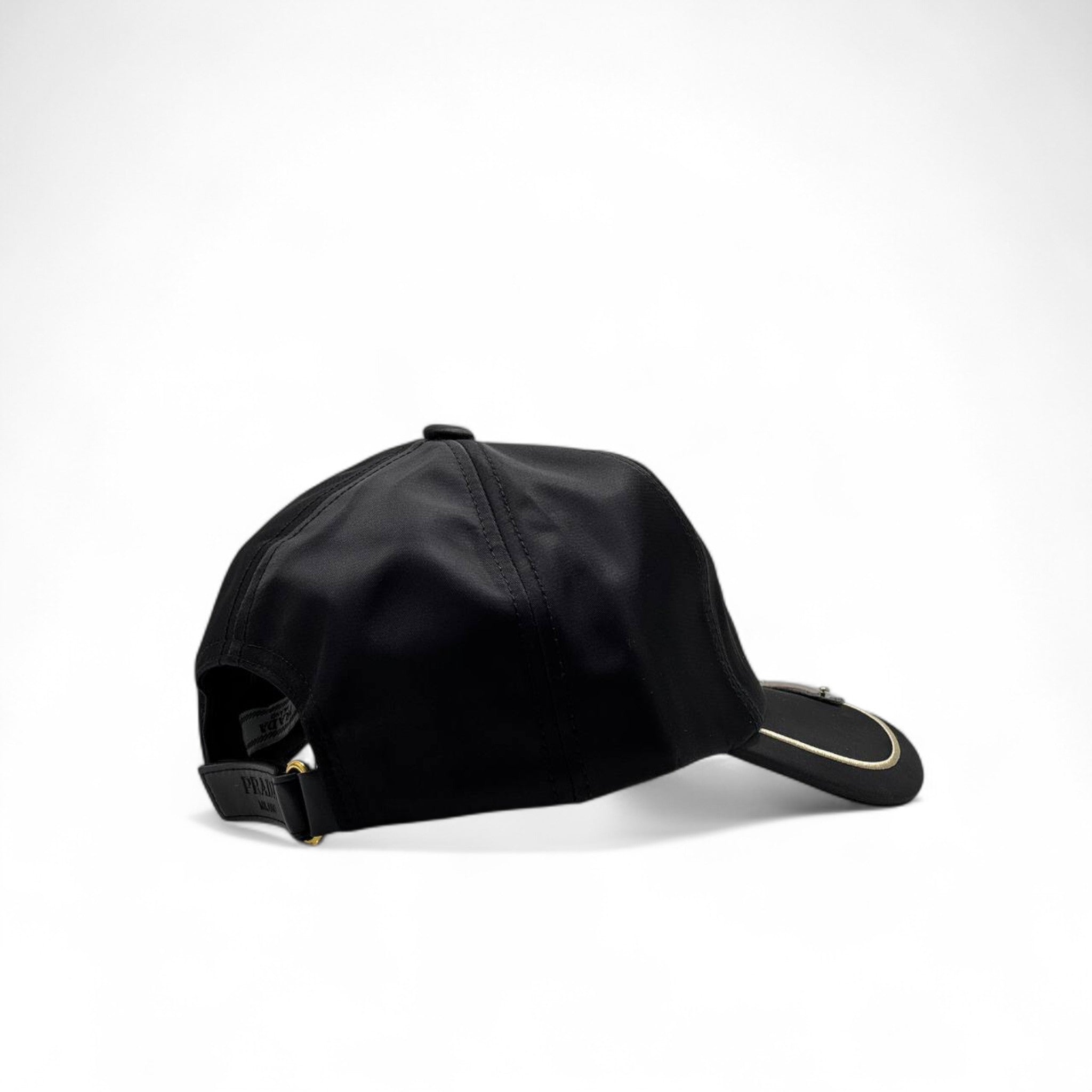 Prada Milano Embroidered Cap – Black Luxury Edition 🧢✨