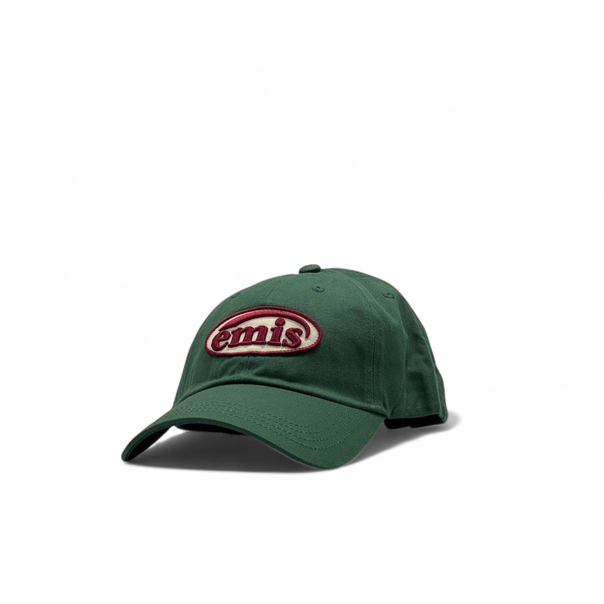 emis’ Forest Green Embroidered Cap – Deep Tone Streetwear Vibes 🧢🔥