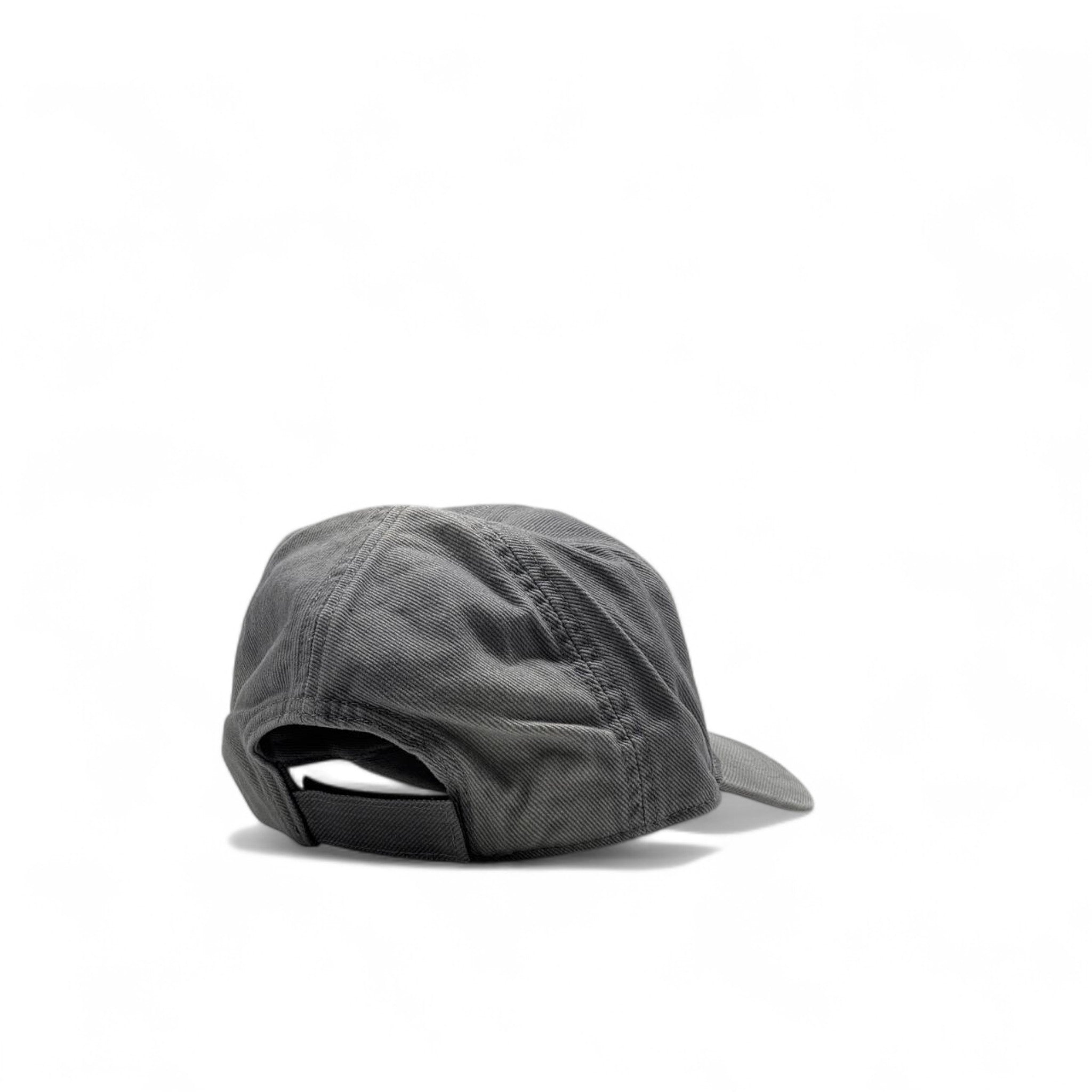 Miu Miu Grey Washed Embroidered Cap – Tonal Street Chic 🧢✨