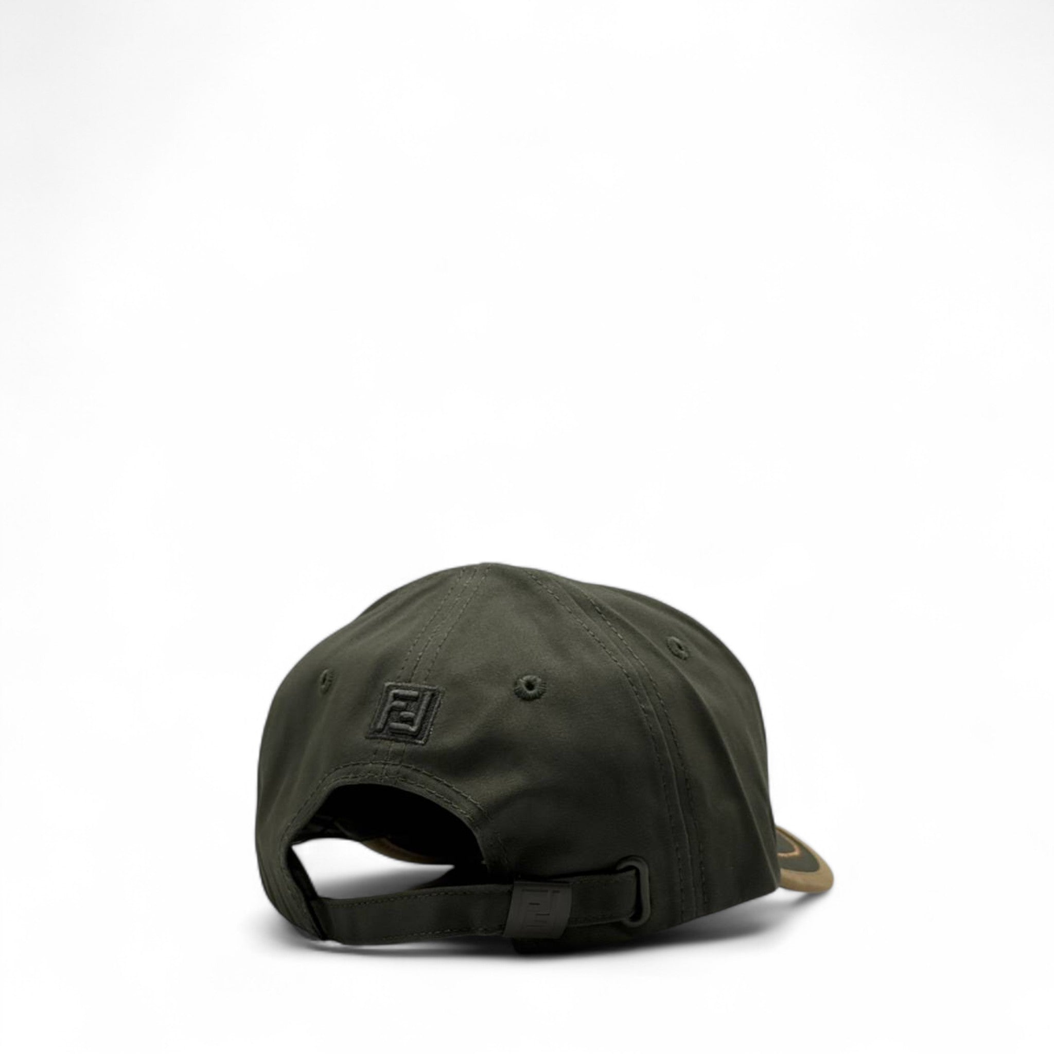 Fendi Olive Green Logo Cap – Earth Tone Luxury Edition 🧢🌍