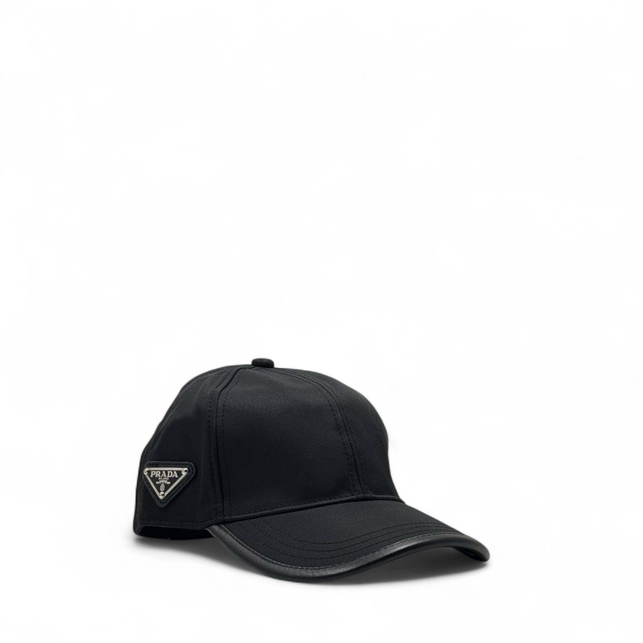 Prada Black Re-Nylon Baseball Cap 🖤 – Iconic Minimalist Elegance