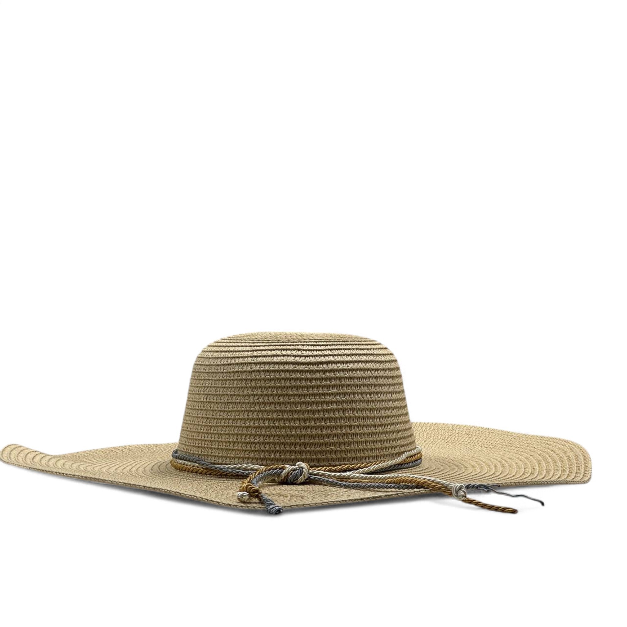 Boho Sun Hat ☀️ Wide Brim Straw Hat with Woven Tribal Band
