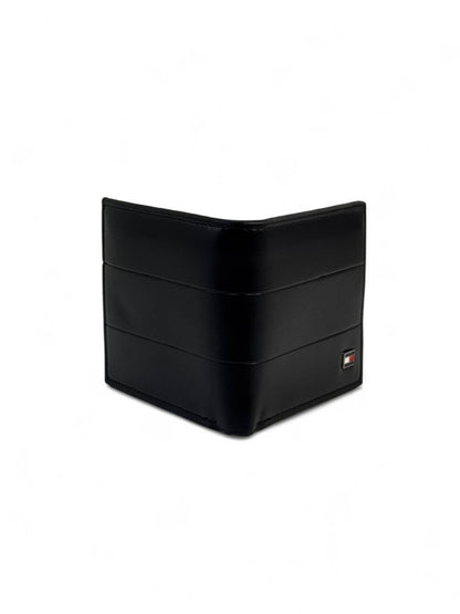 Tommy Hilfiger-Inspired Black Leather Wallet – Minimal Design, Maximum Sophistication 🖤✨