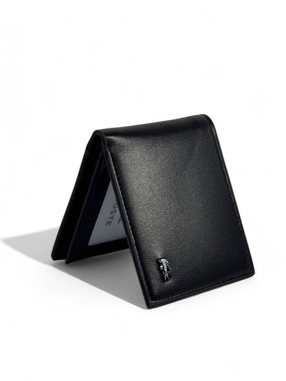 Lacoste-Inspired Classic Black Wallet – Timeless Simplicity, French Luxury 🐊🖤