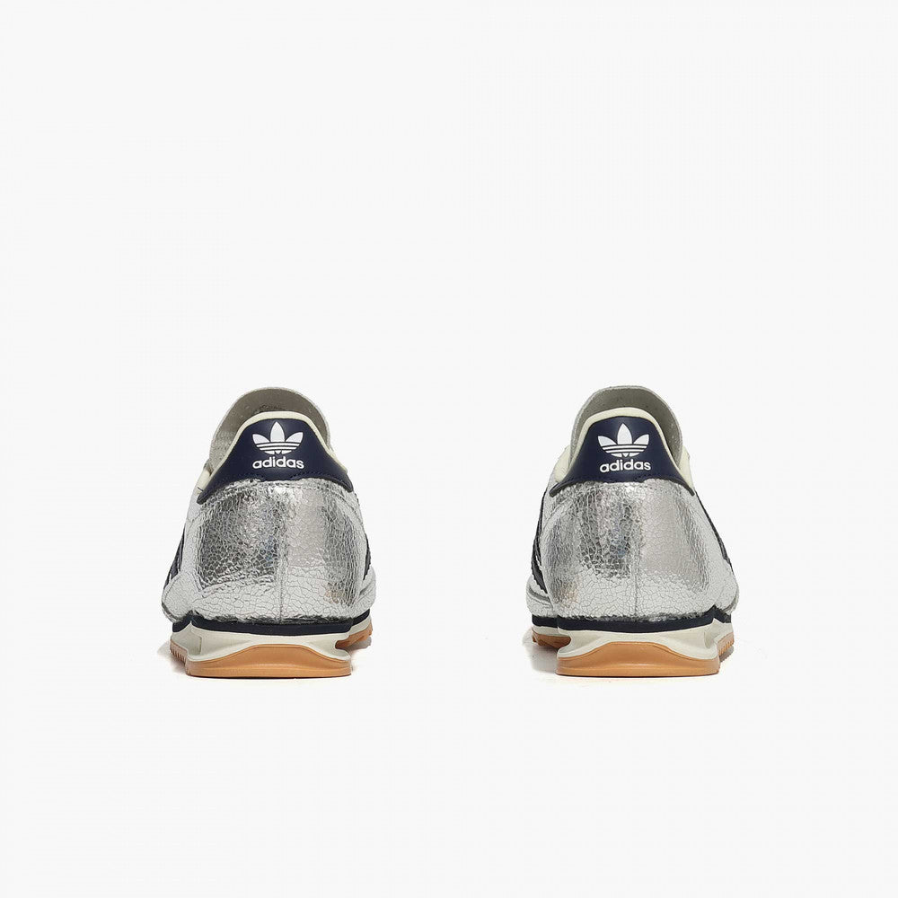 adidas SL 72 Metallic Silver Sneakers 👟✨🩶
