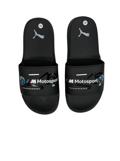 PUMA BMW M Motorsport Slides – Black Edition 🖤🏁