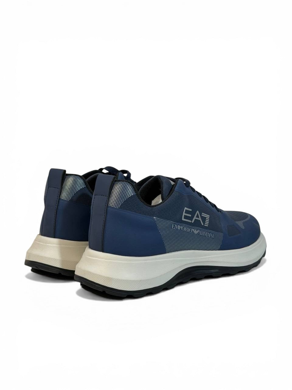 EA7 Emporio Armani Navy Sneakers 👟✨ | Sporty Luxury Comfort