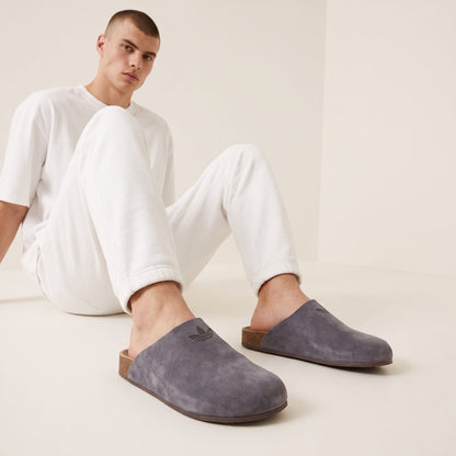 Adidas Mule Suede Clog — Grey