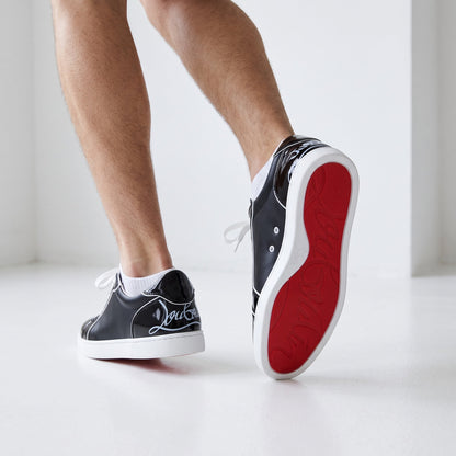 Christian Louboutin Low-Top Patent — Black