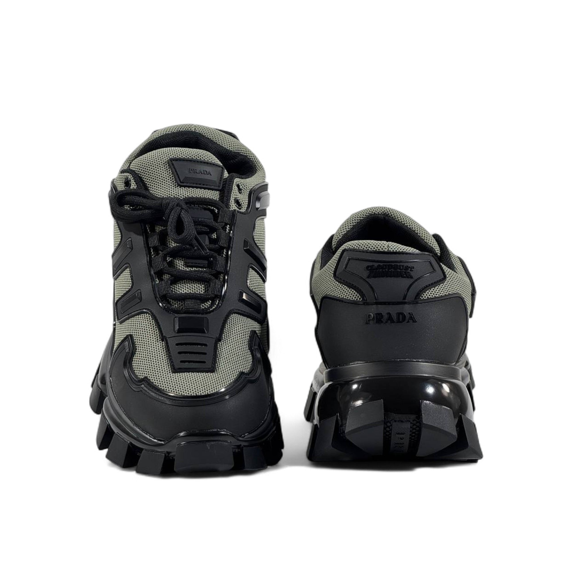 Prada Cloudbust Thunder Sneakers – Black & Olive Edition 🖤💚