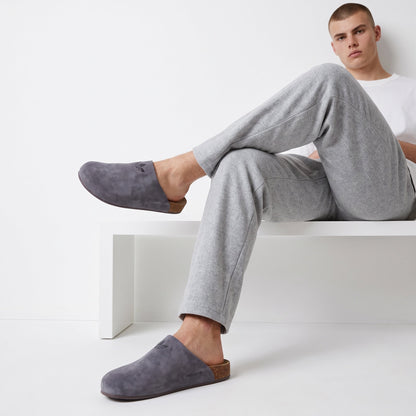 Adidas Mule Suede Clog — Grey