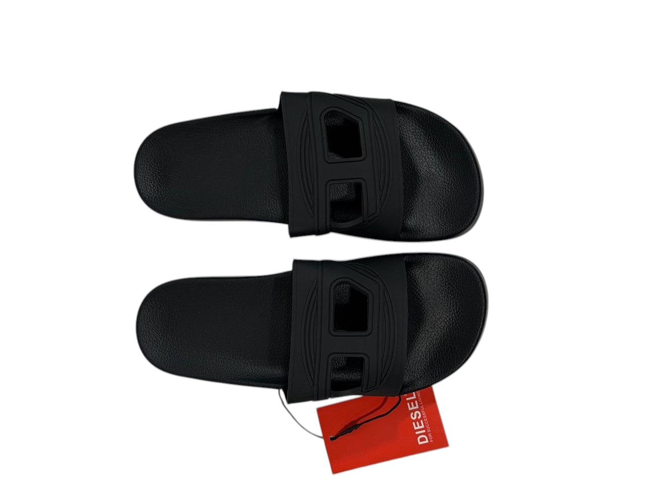 DIESEL Slides – All Black Industrial Edition 🖤⚙️