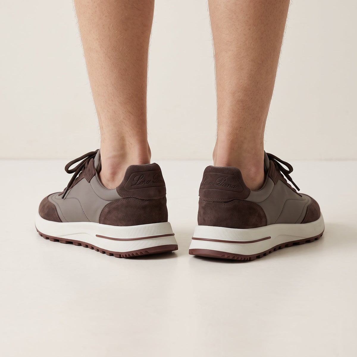 Loro Piana Trainer Runner — Brown