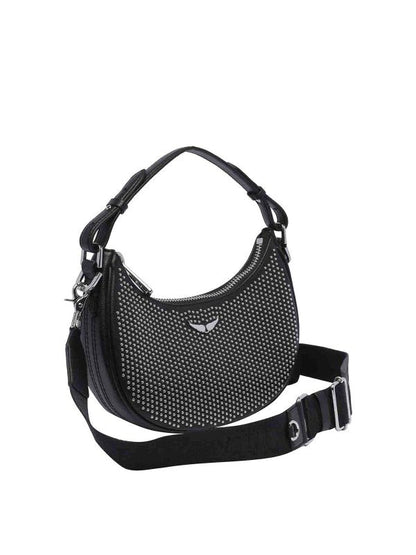 ZADIG & VOLTAIRE Studded Shoulder Bag 🖤✨ | Rock-Chic Icon