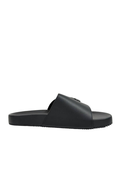 Balenciaga BB Logo Slide Sandals – All Black Edition 🖤🔥