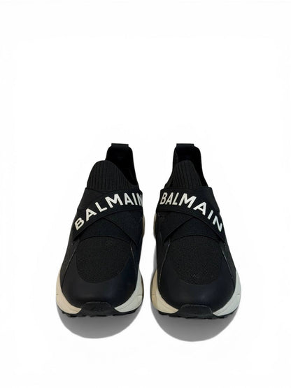 Balmain Logo Strap Sneakers 🖤⚡ | Bold Street Luxury
