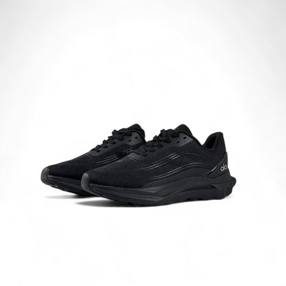 ⚫ Alo Black Runner Sneakers – Sleek Power, Endless Comfort ⚫