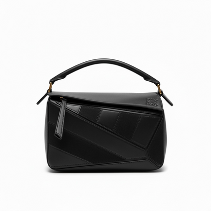 Loewe Puzzle Top-Handle Bag – Black🖤
