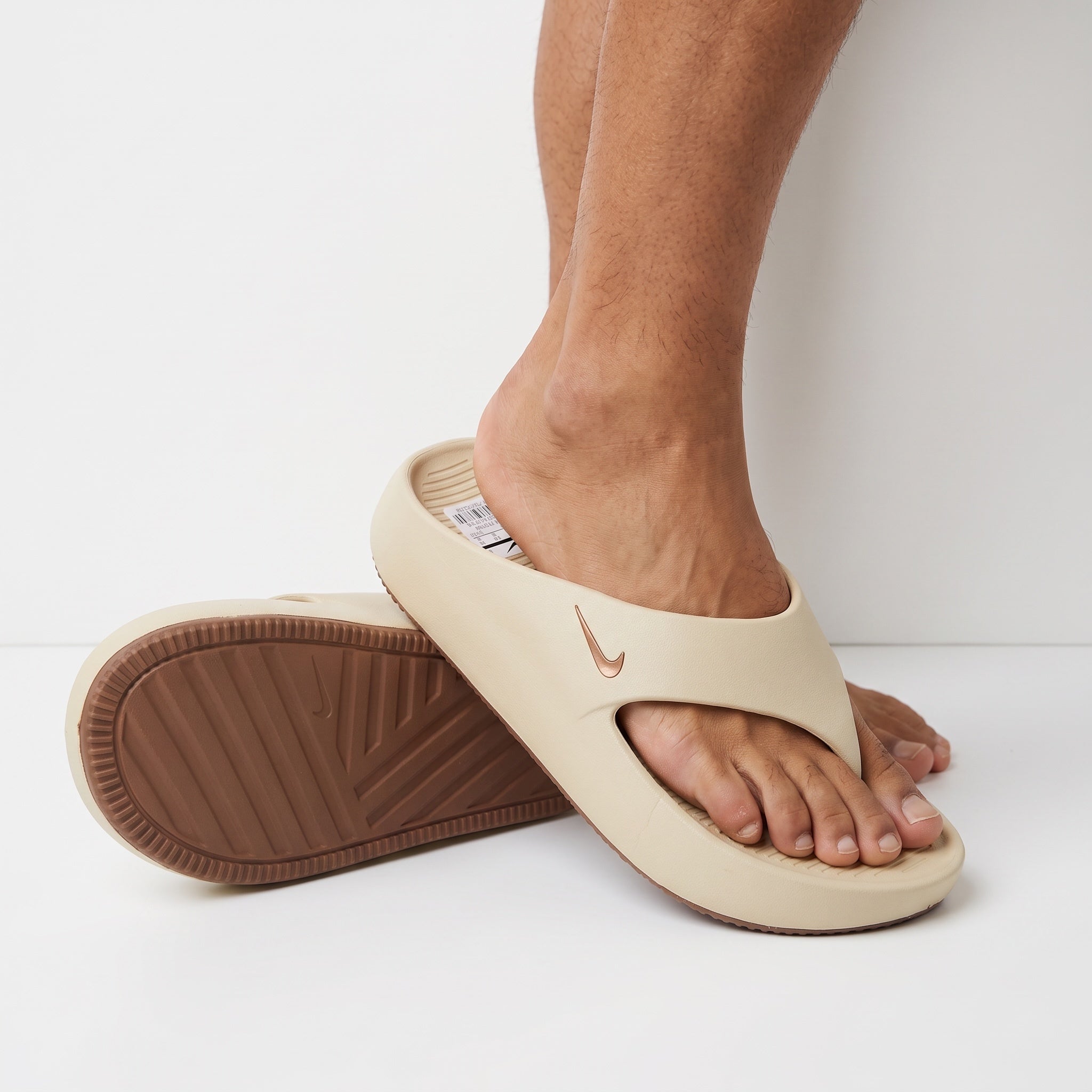 Nike Slide – Sand Beige Foam Slide 🏖️