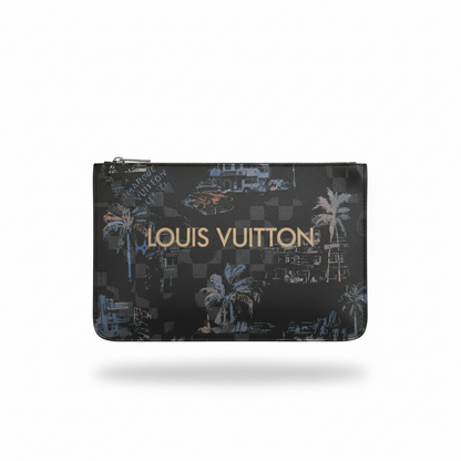 Louis Vuitton Graphic Damier Zip Pouch – Black 🌴🖤