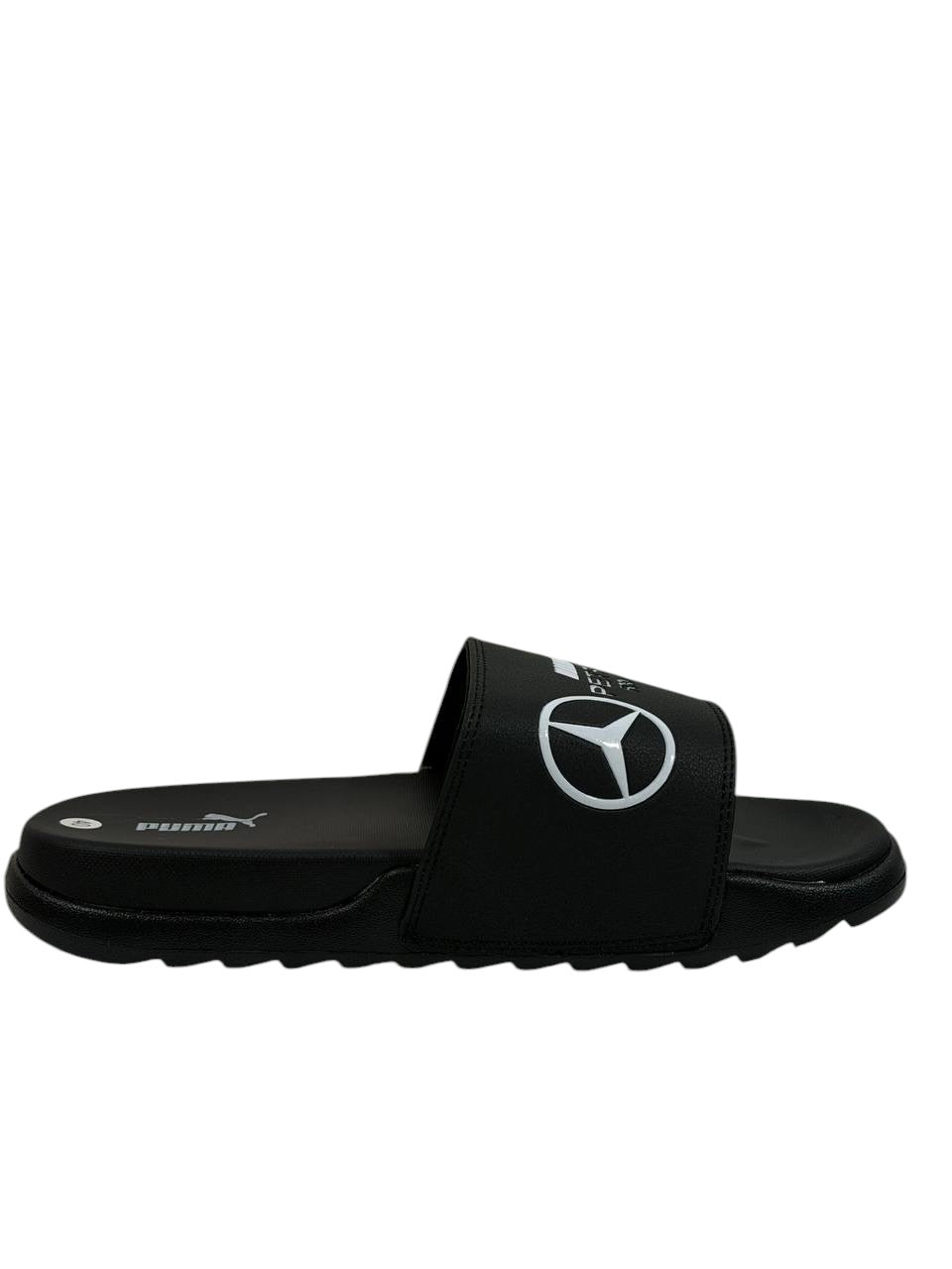 PUMA x AMG PETRONAS Slide Sandals – Black Edition 🖤🏁