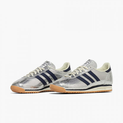 adidas SL 72 Metallic Silver Sneakers 👟✨🩶