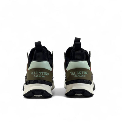 Valentino Garavani Bounce Sneakers – Olive Green Luxe ⚡💚