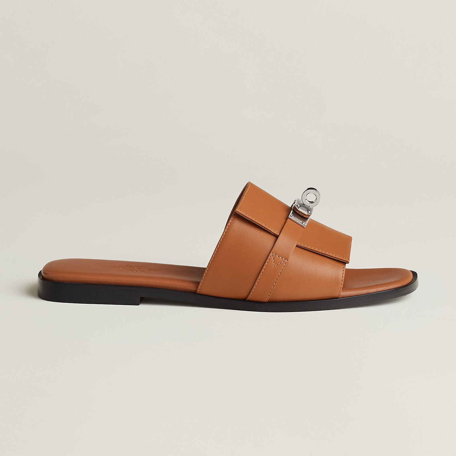 HERMÈS Inspired Oran Lock Sandals 🤎🔐 | Luxe Minimal Edition